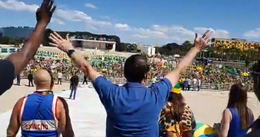 As manifestações em Brasília