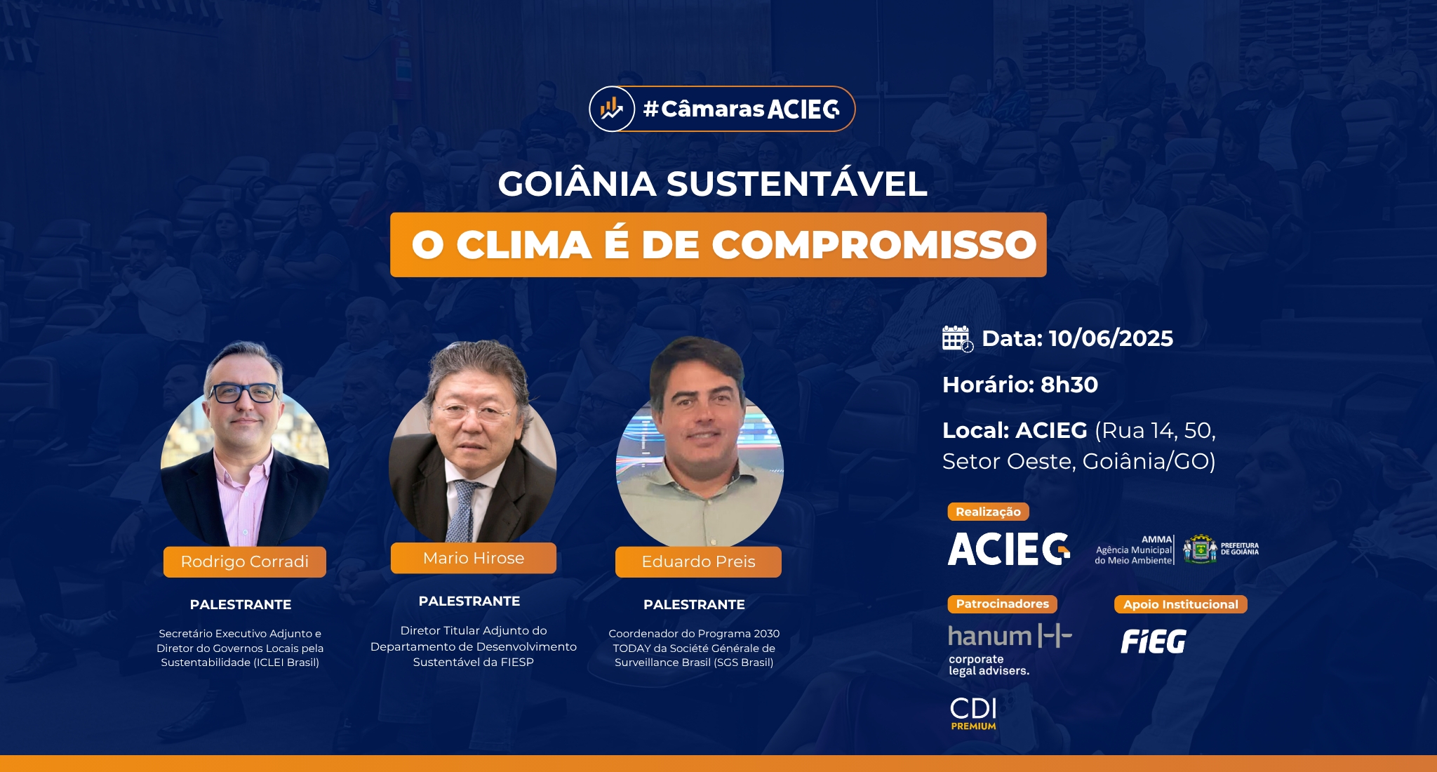 De olho na COP30, ACIEG e AMMA promovem evento “Goiânia Sustentável”