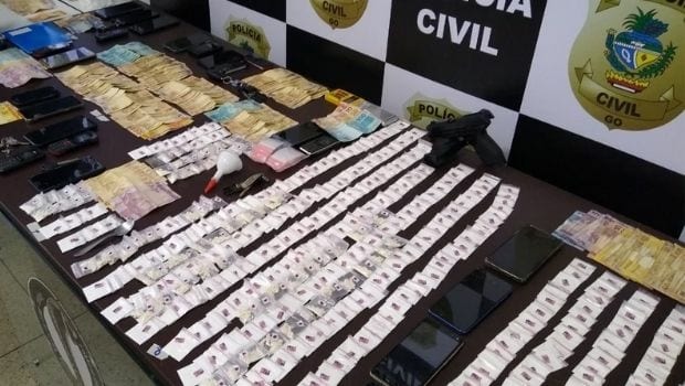 Polícia Civil desarticula esquema de delivery de drogas em Goiânia