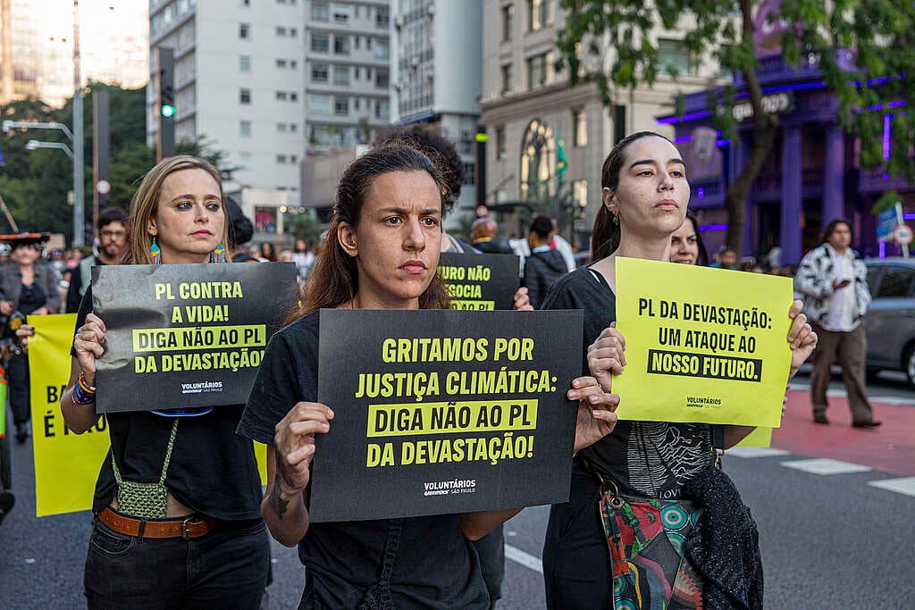 Protestos contra o “PL da Devastação” mobilizam Goiânia