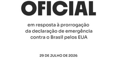 Imagem ilustrativa da nota oficial do Brasil sobre declarações dos Estados Unidos