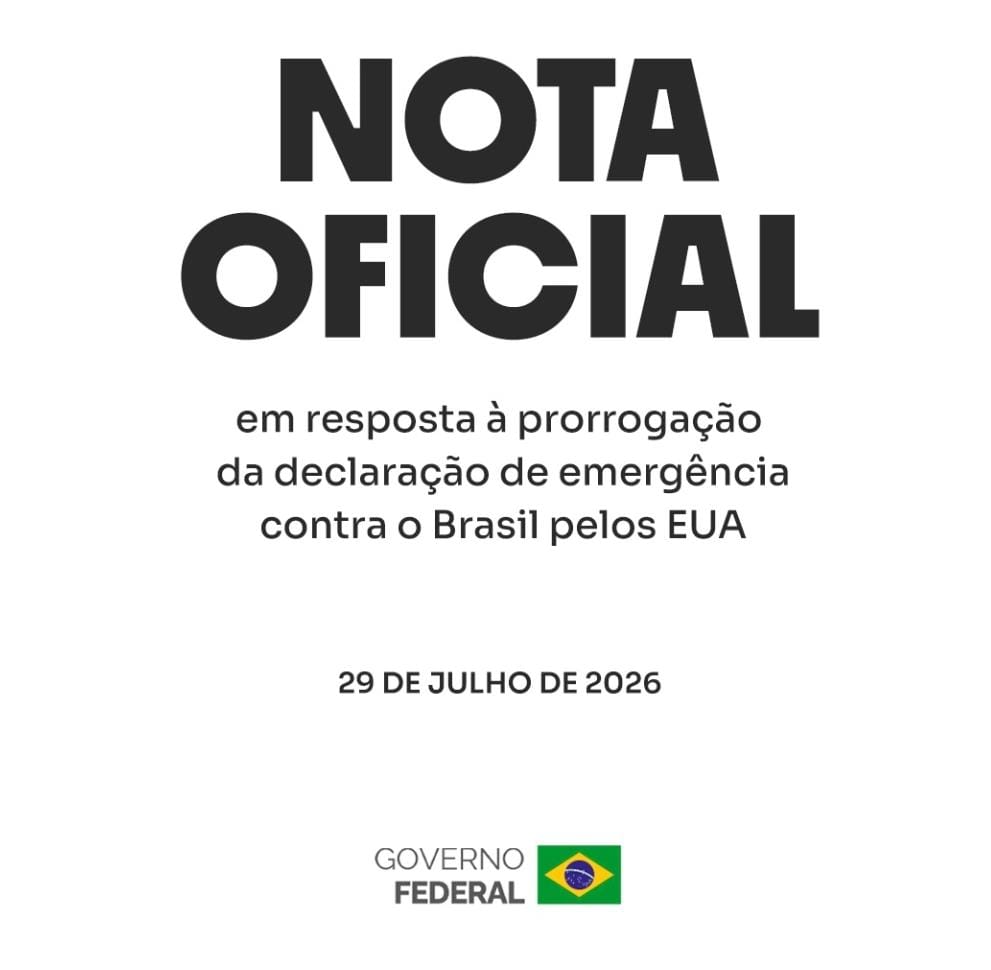 Imagem ilustrativa da nota oficial do Brasil sobre declarações dos Estados Unidos