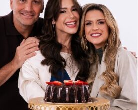 Imagem ilustrativa dos apresentadores do programa Bake Off Brasil Mão na Massa
