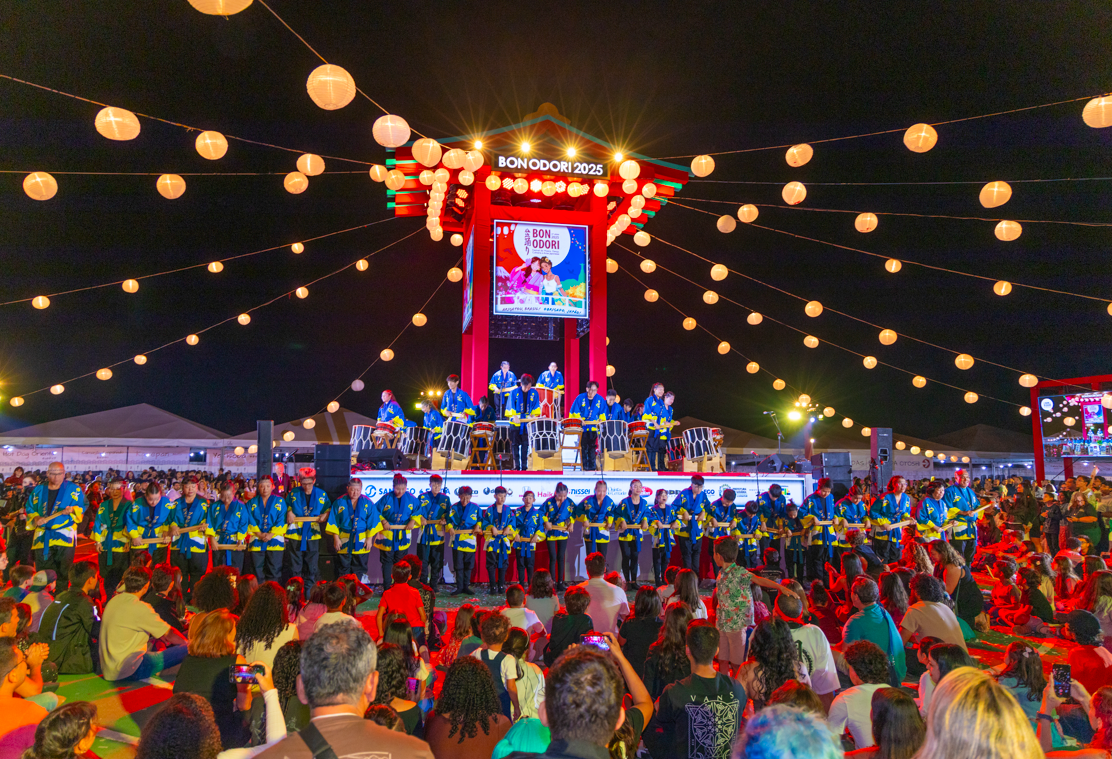imagem ilustrativa do festival Bon Odori edição de 2025. Em 2026, o Bon Odri comerá os 70 da Associação Nipo-Brasileira de Goiás