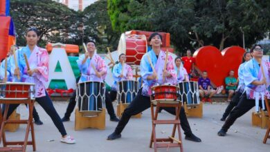 Imagem ilustrativa da ação de divulgação do festival japonês Bon Odori