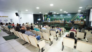 Imagem ilustrativa do plenário a Câmara Legislativa de Valparaíso de Goiás.