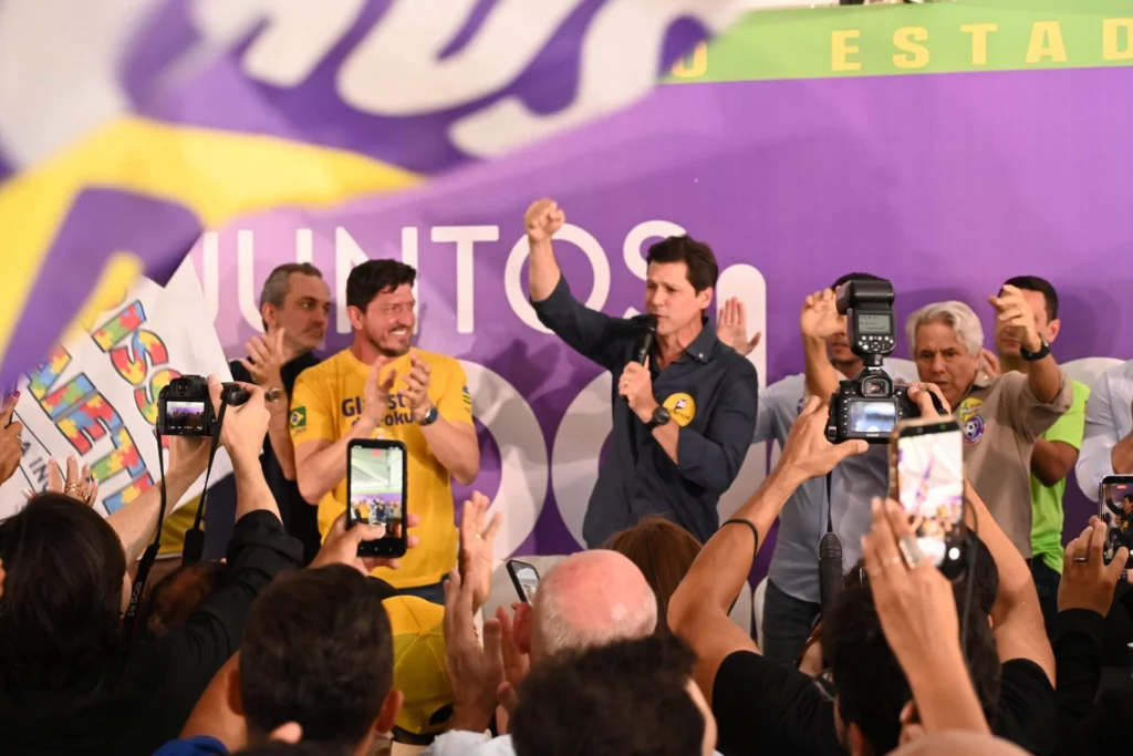 Imagem ilustrativa da convenção estadual do partido Podemos.